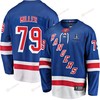 K'Andre Miller 79 New York Rangers Stanley Cup 2023 Playoffs Patch Home Breakaway Men Jersey - Blue - Robokeg