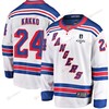 Kaapo Kakko 24 New York Rangers Stanley Cup 2023 Playoffs Patch Away Breakaway Men Jersey - White - Robokeg