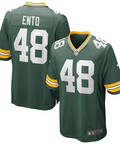 Kabion Ento Green Bay Packers Game Jersey - Green Nfl - Robokeg