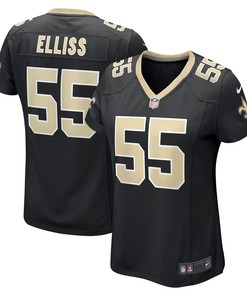 Kaden Elliss New Orleans Saints Womens Game Jersey - Black Nfl - Robokeg