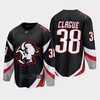 Kale Clague 38 Buffalo Sabres 2022-23 Goathead Third Premier Breakaway Player Black Jersey - Robokeg
