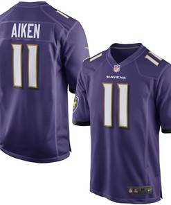 Kamar Aiken Baltimore Ravens Nike Game Jersey - Purple - Robokeg