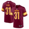 Kamren Curl Washington Commanders Game Jersey Burgundy Nfl - Robokeg