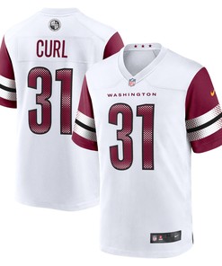 Kamren Curl Washington Commanders Game Jersey - White Nfl - Robokeg