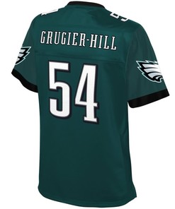 Kamu Grugier-hill Philadelphia Eagles Nfl Pro Line Womens Team Color Player Jersey - Midnight Green - Robokeg