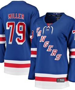 Kandre Miller New York Rangers Fanatics Branded Womens 2017/18 Home Breakaway Jersey - Blue Nhl - Robokeg