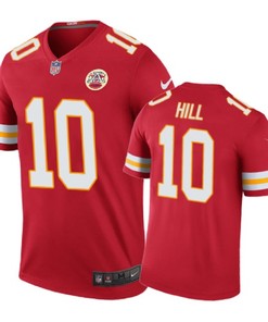 Kansas City Chiefs #10 Tyreek Hill Nike Color Rush Red Jersey - Robokeg