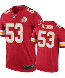 Kansas City Chiefs #53 Anthony Hitchens Nike Color Rush Red Jersey - Robokeg