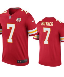 Kansas City Chiefs #7 Harrison Butker Nike Color Rush Red Jersey - Robokeg