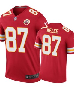 Kansas City Chiefs #87 Travis Kelce Nike Color Rush Red Jersey - Robokeg