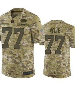 Kansas City Chiefs Andrew Wylie Jersey Nfl Camo Salute To Service - Robokeg