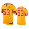Kansas City Chiefs Anthony Hitchens Gold Inverted Legend Jersey - Robokeg