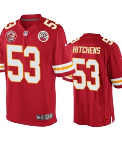 Kansas City Chiefs Anthony Hitchens Red 60th Anniversary Game Jersey - Robokeg