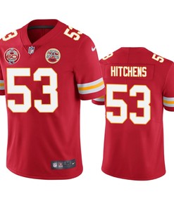 Kansas City Chiefs Anthony Hitchens Red 60th Anniversary Vapor Limited Jersey - Robokeg