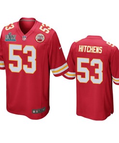 Kansas City Chiefs Anthony Hitchens Red Super Bowl Liv Game Jersey - Robokeg