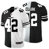 Kansas City Chiefs Anthony Sherman #42 / Frank Clark #55 Nfl 2020 Black And White Jersey - Robokeg