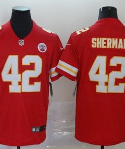 Kansas City Chiefs Anthony Sherman #42 Nfl Orange Jersey Jersey - Robokeg