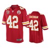 Kansas City Chiefs Anthony Sherman Red 60th Anniversary Game Jersey - Robokeg
