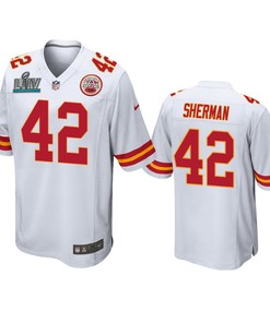 Kansas City Chiefs Anthony Sherman White Super Bowl Liv Game Jersey - Robokeg