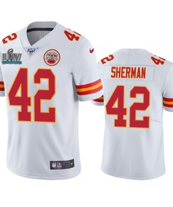 Kansas City Chiefs Anthony Sherman White Super Bowl Liv Vapor Limited Jersey - Robokeg