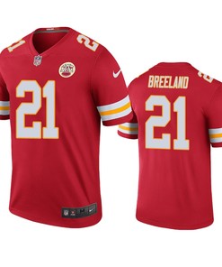 Kansas City Chiefs Bashaud Breeland Red Color Rush Legend Jersey - Robokeg
