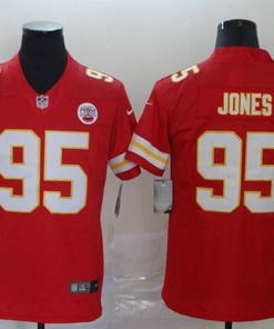 Kansas City Chiefs Chris Jones #95 2020 Nfl Red Jersey Jersey - Robokeg
