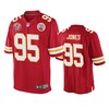 Kansas City Chiefs Chris Jones Red 60th Anniversary Game Jersey - Robokeg