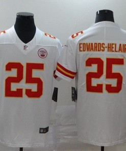 Kansas City Chiefs Clyde Brandedwards-helaire #25 Nfl 2020 White Jersey - Robokeg