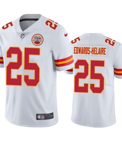 Kansas City Chiefs Clyde Edwards-helaire White 2020 Nfl Draft Vapor Limited Jersey - Robokeg