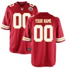 Kansas City Chiefs Custom Game Jersey - Red Custom Jerseys Nfl - Robokeg