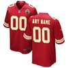 Kansas City Chiefs Custom Game Jersey - Red Custom Jerseys Nfl - Robokeg