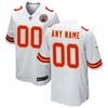Kansas City Chiefs Custom Game Jersey White Custom Jerseys Nfl - Robokeg