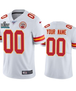 Kansas City Chiefs Custom White Super Bowl Liv Vapor Limited Jersey - Robokeg