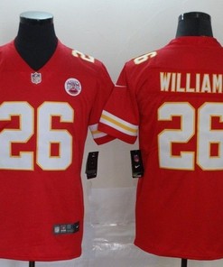 Kansas City Chiefs Damien Williams #26 Nfl Red Jersey Jersey - Robokeg