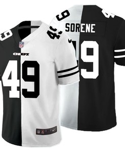 Kansas City Chiefs Daniel Sorensen #49 Nfl 2020 Black And White Jersey - Robokeg