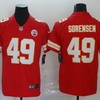 Kansas City Chiefs Daniel Sorensen #49 Nfl 2020 Red Orange Jersey - Robokeg