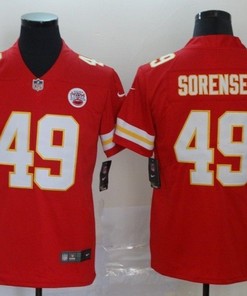 Kansas City Chiefs Daniel Sorensen #49 Nfl 2020 Red Orange Jersey - Robokeg