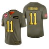Kansas City Chiefs Demarcus Robinson 2019 Salute To Service Nfl 100 Mens Jersey Metallic - Robokeg