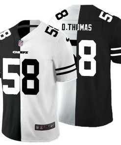 Kansas City Chiefs Derrick Thomas #58 Nfl 2020 Black And White Jersey - Robokeg