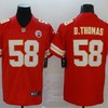 Kansas City Chiefs Derrick Thomas #58 Nfl 2020 Orange Jersey - Robokeg