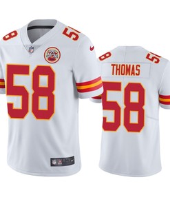 Kansas City Chiefs Derrick Thomas White Vapor Limited Jersey - Robokeg