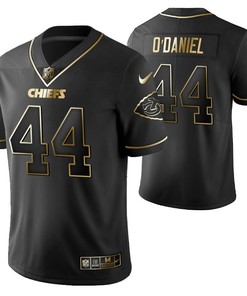 Kansas City Chiefs Dorian Odaniel 44 2021 Nfl Golden Brandedition Black Jersey Gift For Chiefs Fans - Robokeg