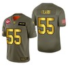 Kansas City Chiefs Frank Clark 2019 Salute To Service Nfl 100 Mens Jersey Metallic - Robokeg