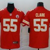 Kansas City Chiefs Frank Clark #55 Nfl 2020 Red Orange Jersey - Robokeg