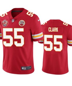 Kansas City Chiefs Frank Clark Red 60th Anniversary Vapor Limited Jersey - Robokeg