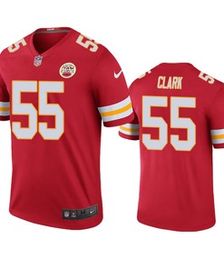 Kansas City Chiefs Frank Clark Red Color Rush Legend Jersey - Robokeg