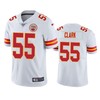 Kansas City Chiefs Frank Clark White 100th Season Vapor Limited Jersey - Robokeg