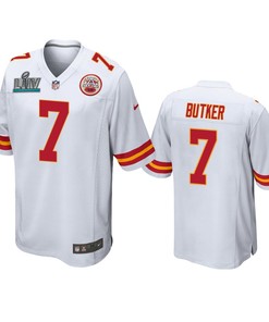 Kansas City Chiefs Harrison Butker White Super Bowl Liv Game Jersey - Robokeg