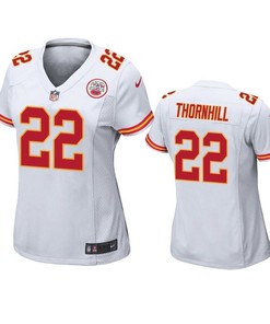 Kansas City Chiefs Juan Thornhill 2019 Nfl Draft White Game Womens Jersey - Robokeg