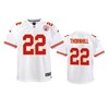 Kansas City Chiefs Juan Thornhill 2019 Nfl Draft White Game Youth Jersey - Robokeg